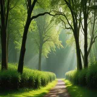 background white and green