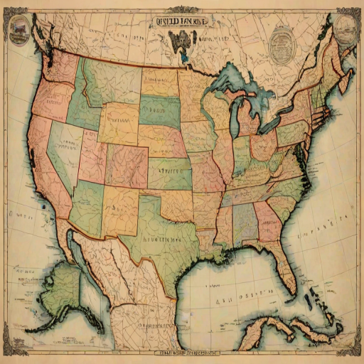 united states map