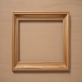 wooden picture frame png
