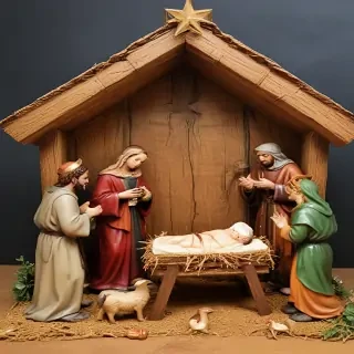 images of the manger scene