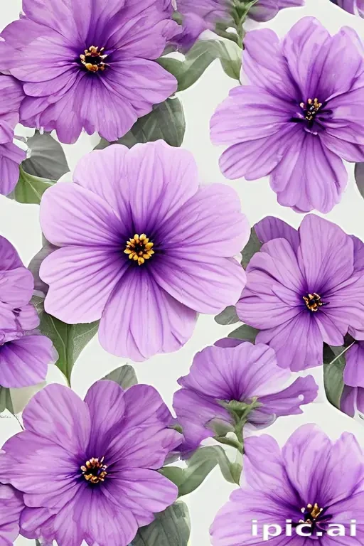purple flowers png