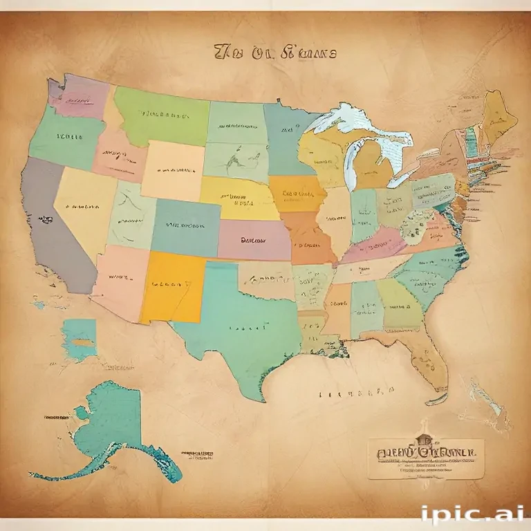map of the usa states