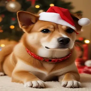 christmas wallpaper dog