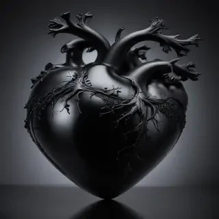 black heart image