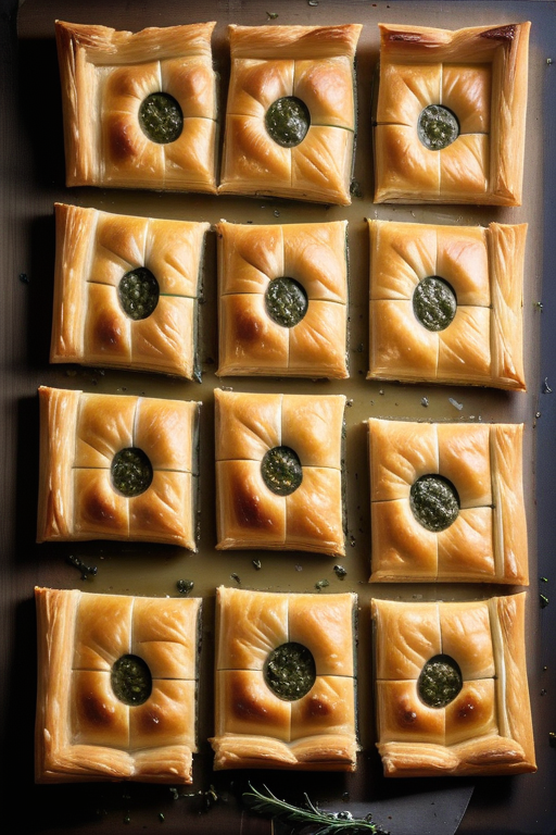 upside down puff pastry savory