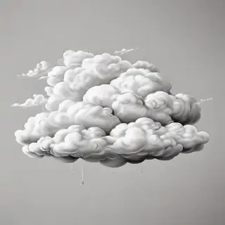 cartoon cloud drawing