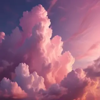 pink clouds wallpaper