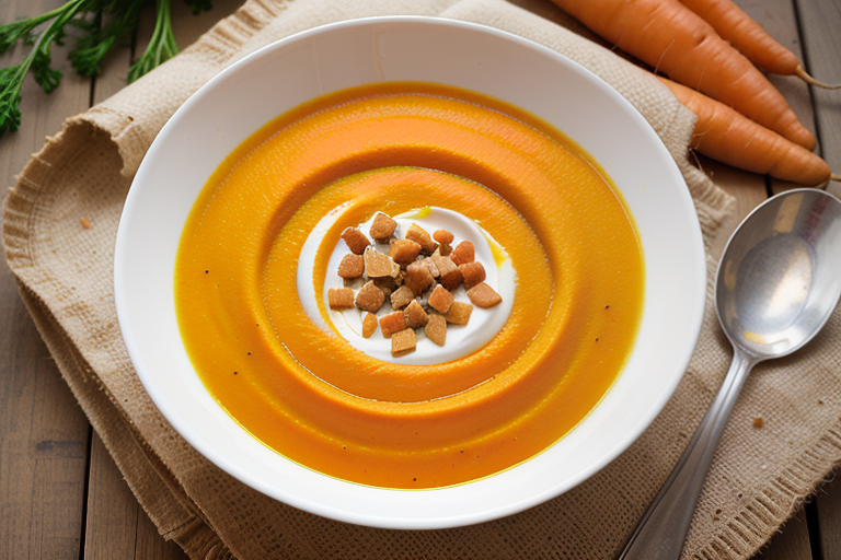 carrot sweet potato soup ginger