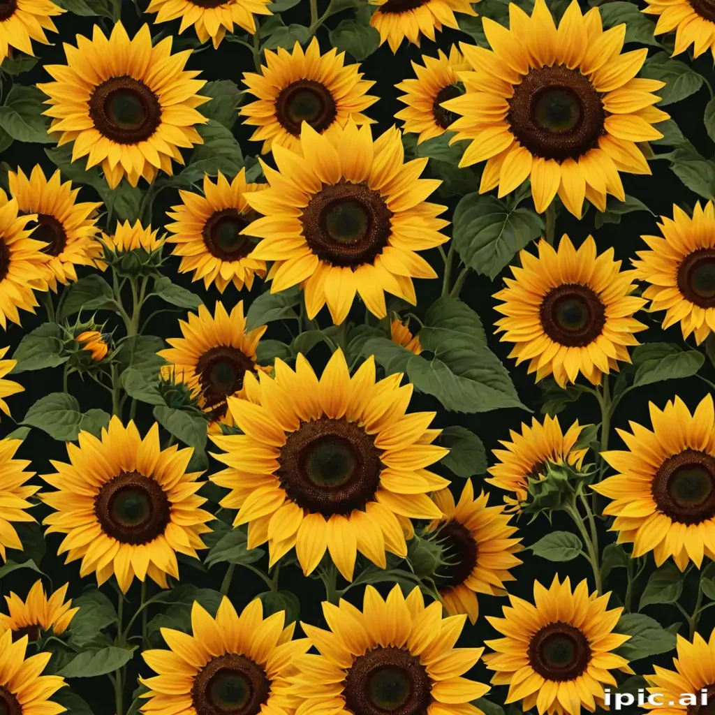 aesthetic sunflower background