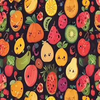 cute fruit backgrounds