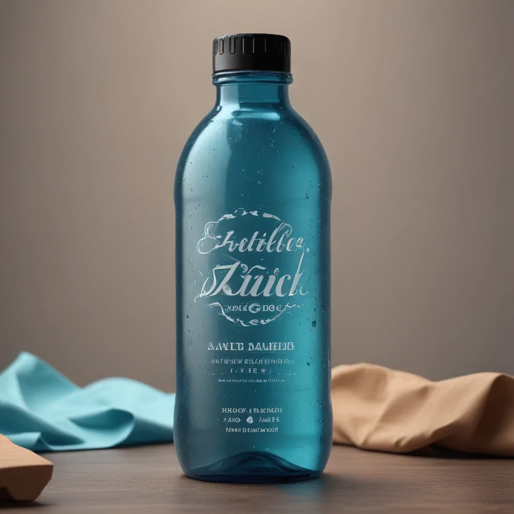 water bottle mockup
