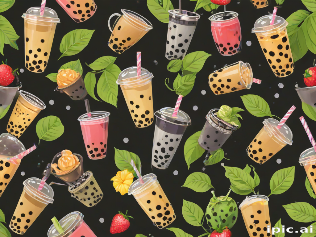 bubble tea background