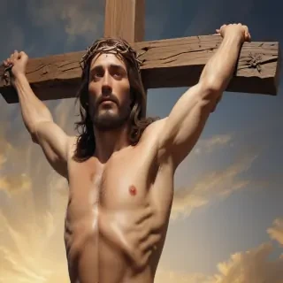 picture of jesus on the cross
