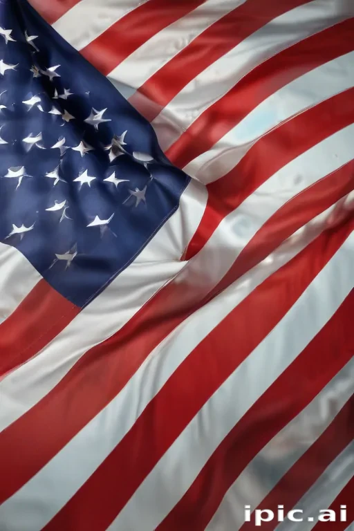 united states flag transparent