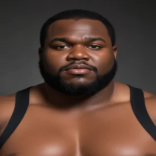 fat man black