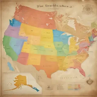 map of the us states