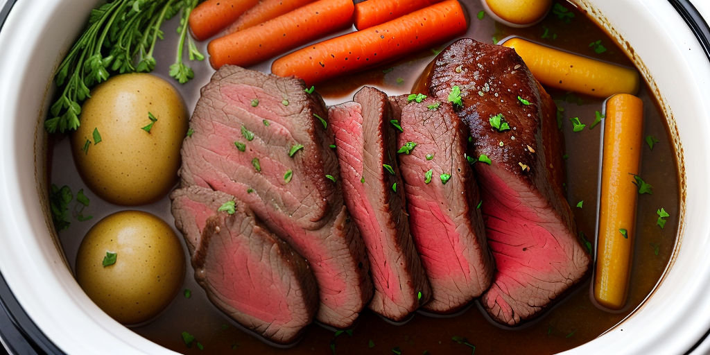 recipe for sirloin tip roast crock pot