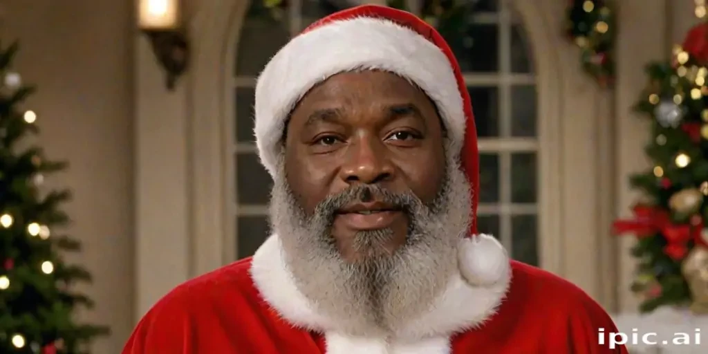 image of black santa