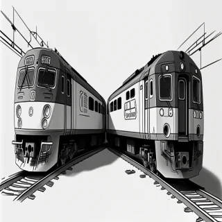 train drawing