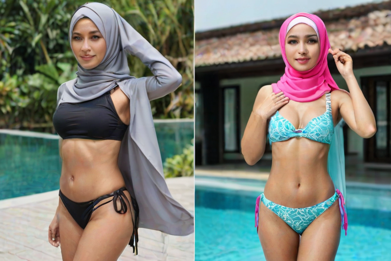 ai hijab bikini