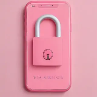 pink lock screen
