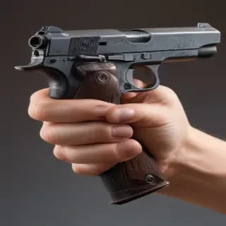 hand with gun png