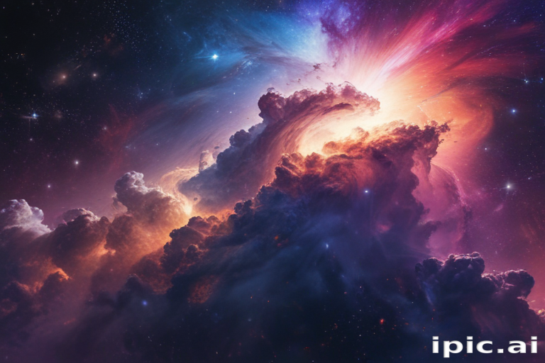 Cosmic Wonders: A Stunning Display of Colorful Nebulae and Stars