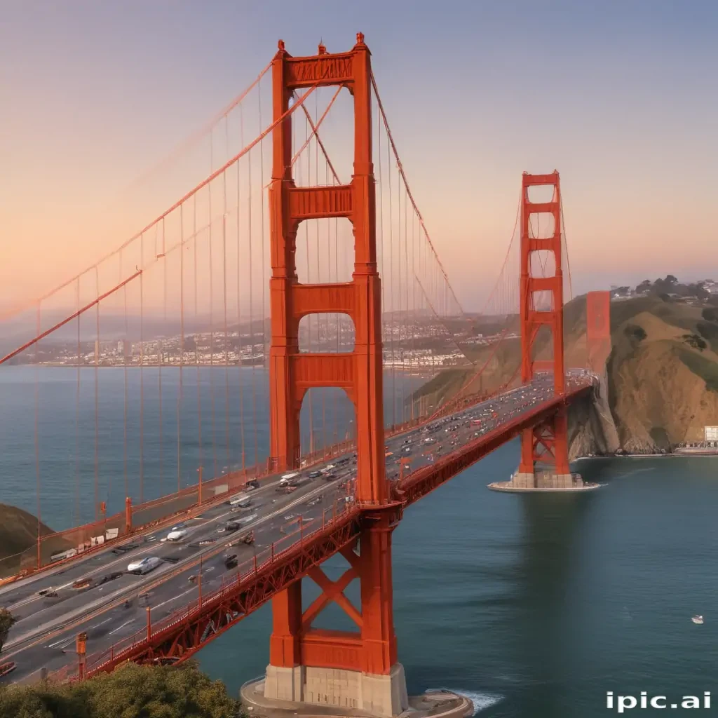 clipart golden gate bridge