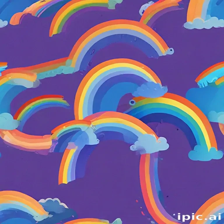 rainbow transparent background