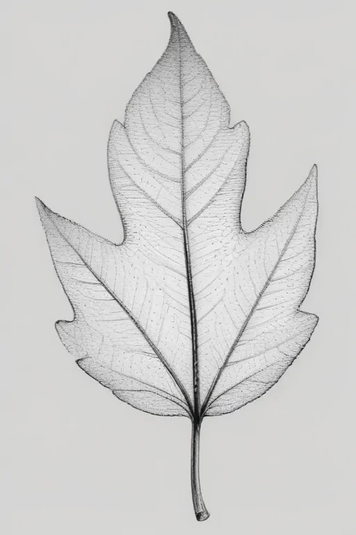leaf clip art black and white