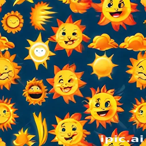 cartoon suns