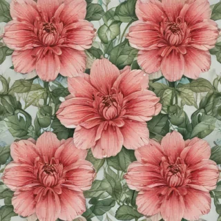 line work flowers