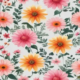 flowers clear background