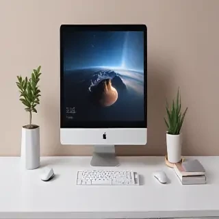 computer mockup
