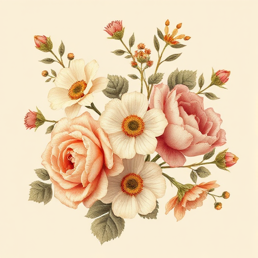 vintage flowers png
