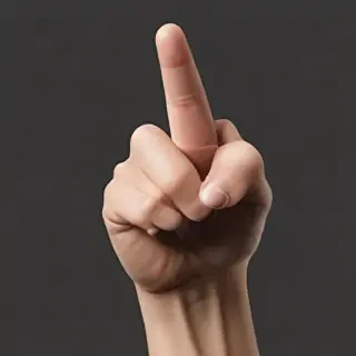 pointing finger png