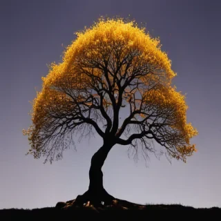 silhouette tree png