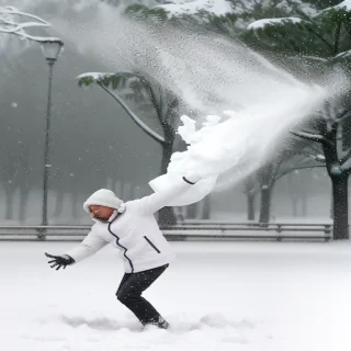 snow falling png