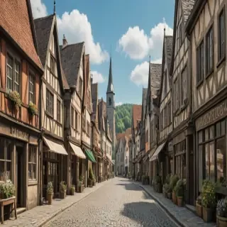 town background