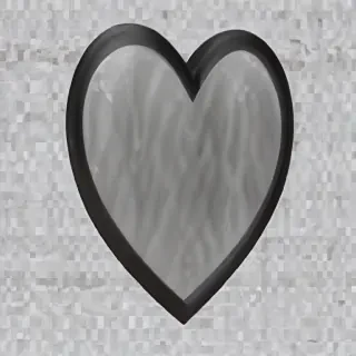black heart transparent