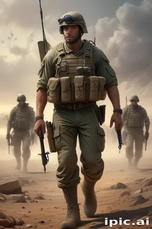 army drawing
