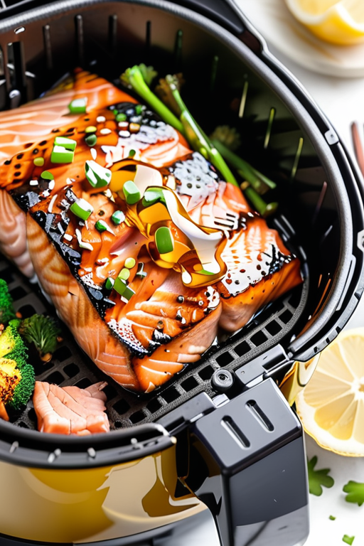 air fryer honey garlic salmon
