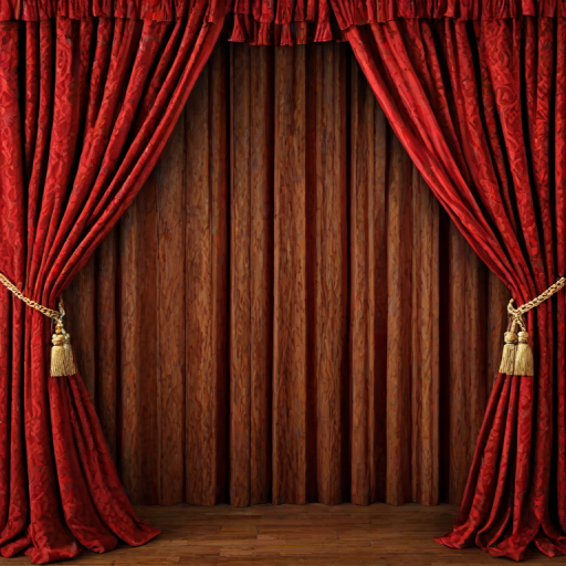red curtain png