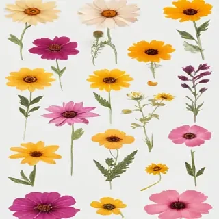 pressed flower png