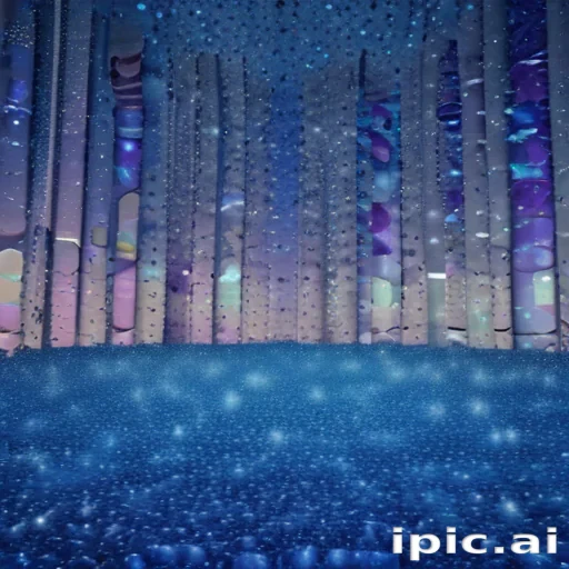 blue glitter background