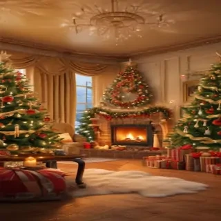 pretty christmas background