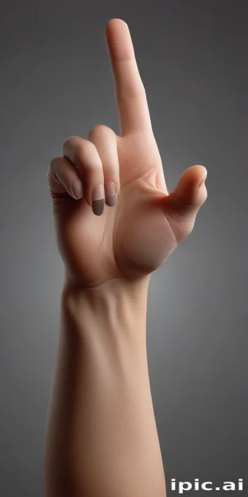 finger pointing png