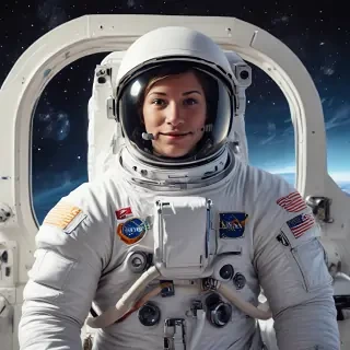 astronaut cartoon