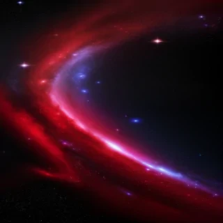 red galaxy wallpaper