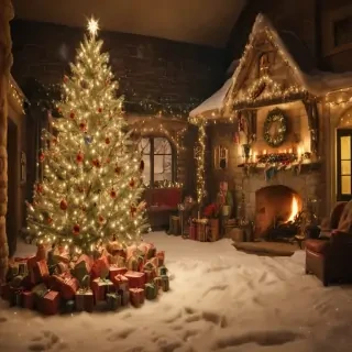 vintage merry christmas image